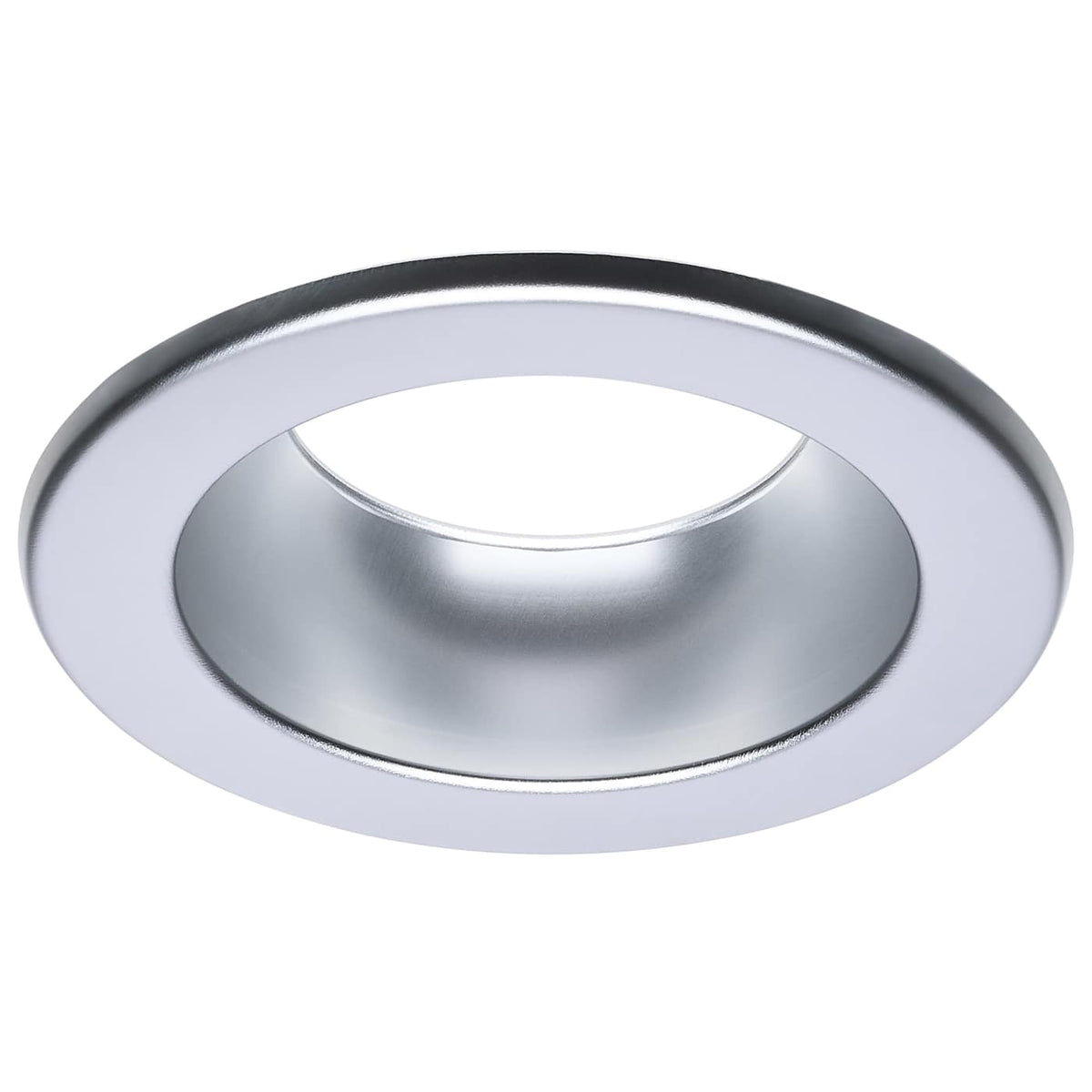 Satco S13521 Performer Series Commercial LED Downlight Trim  4 Inch Round  Matte Clear Finish  Compatible with Performer Series S13510
