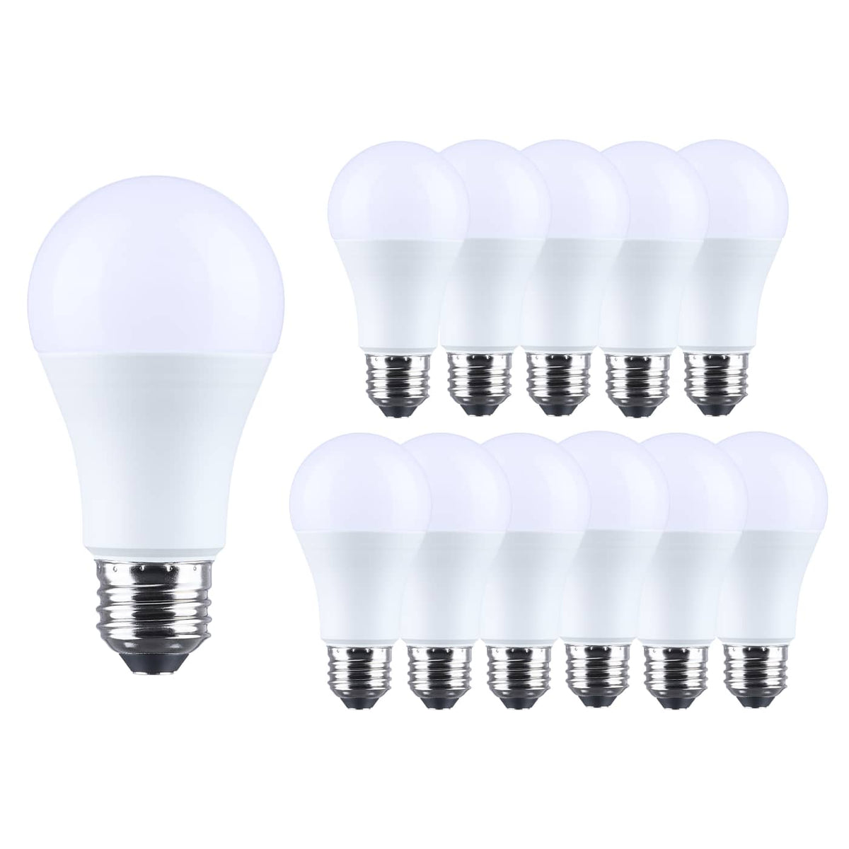 Satco S14337 15 Watt LED A19  3000K CCT  Medium Base  Plastic  120 Volt  12-Pack