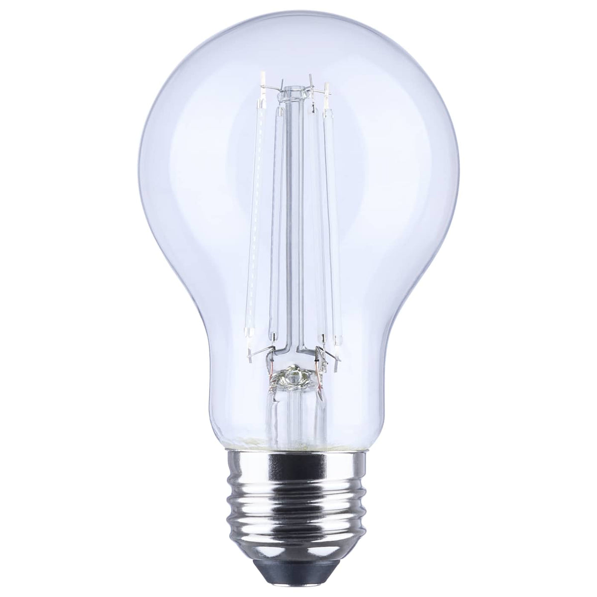 Satco S14388 8 Watt LED A19  Straight Filament  Blue Light  Glass  120 Volt  1-Pack