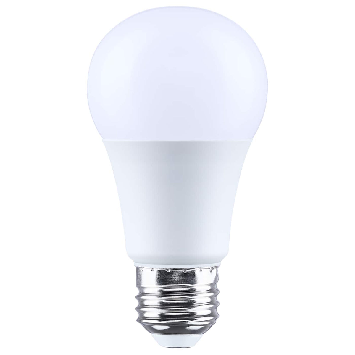 Satco S15157 9.4 Watt A19 LED  4000K CCT  90 CRI  Medium Base  Plastic  Dimmable  120 Volt