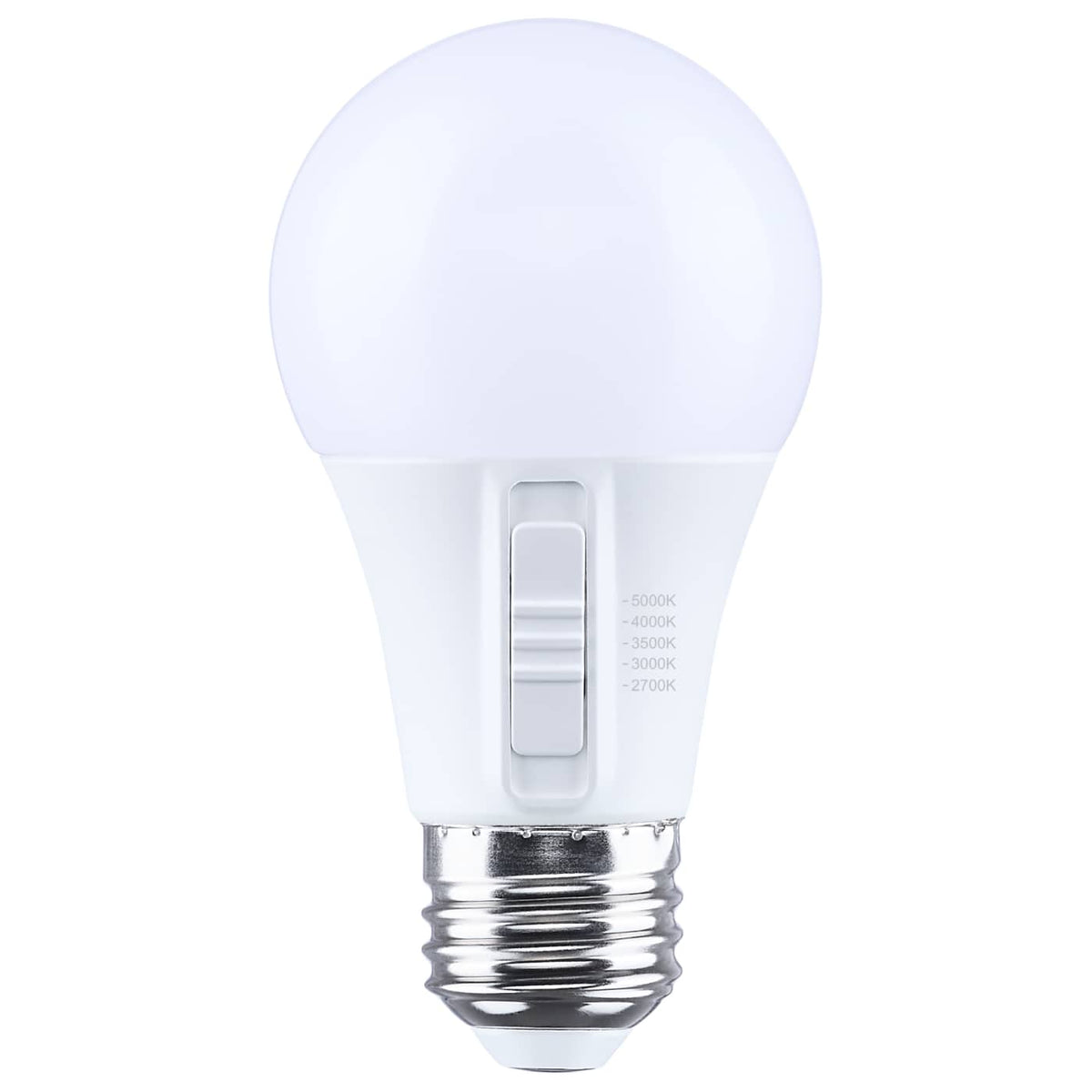 Satco S15197 9.4 Watt A19 LED  27K/30K/35K/40K/50K CCT  90 CRI  Medium Base  Plastic  Dimmable  120 Volt