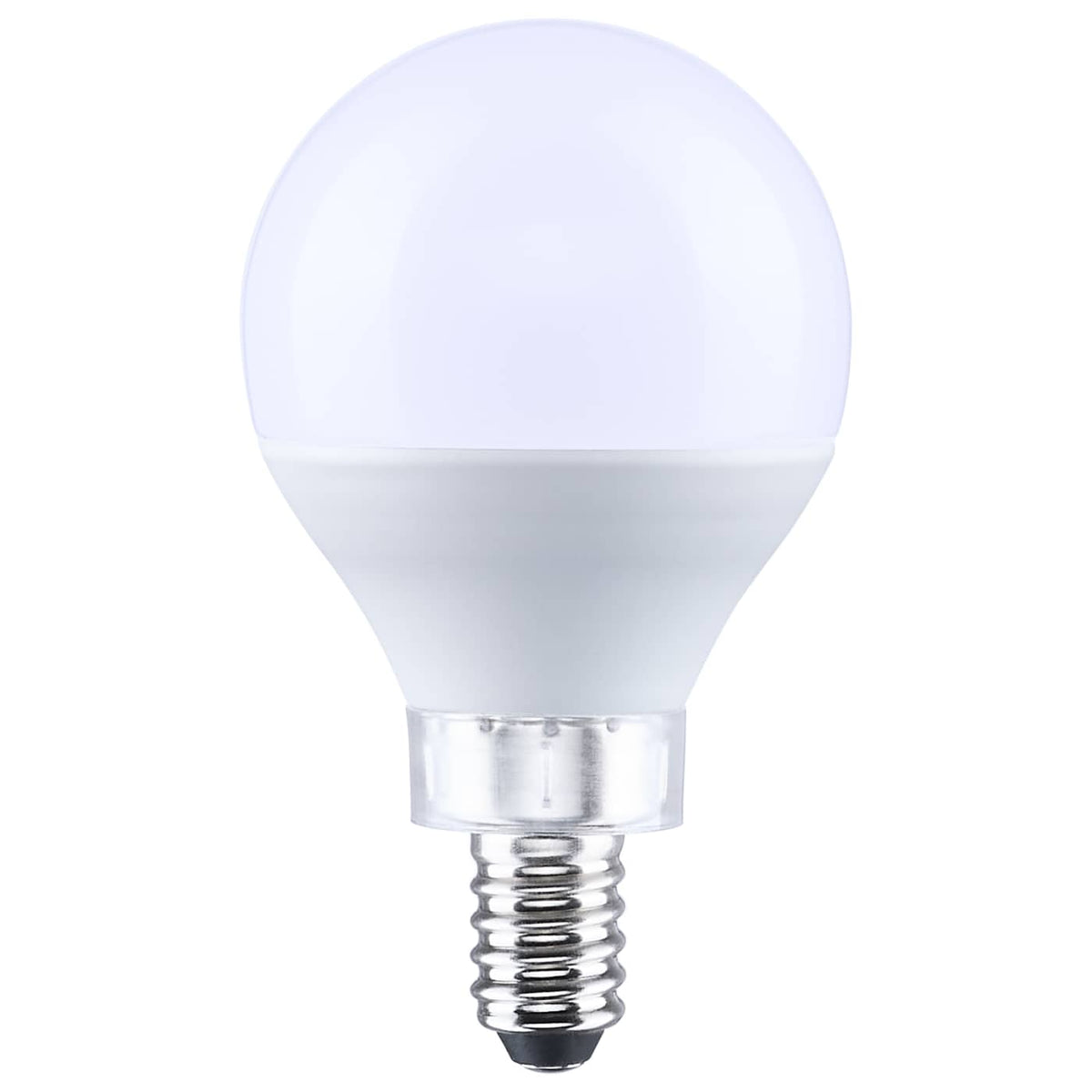 Satco S15201 5.5 Watt A15 LED  3000K CCT  80 CRI  Candelabra Base  Plastic  Dimmable  120 Volt