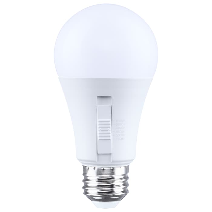 Satco S15227 15/11/8/5 Watt A19 LED  27K/30K/35K/40K/50K/65K 90 CRI  Medium Base  Dimmable  120 Volt