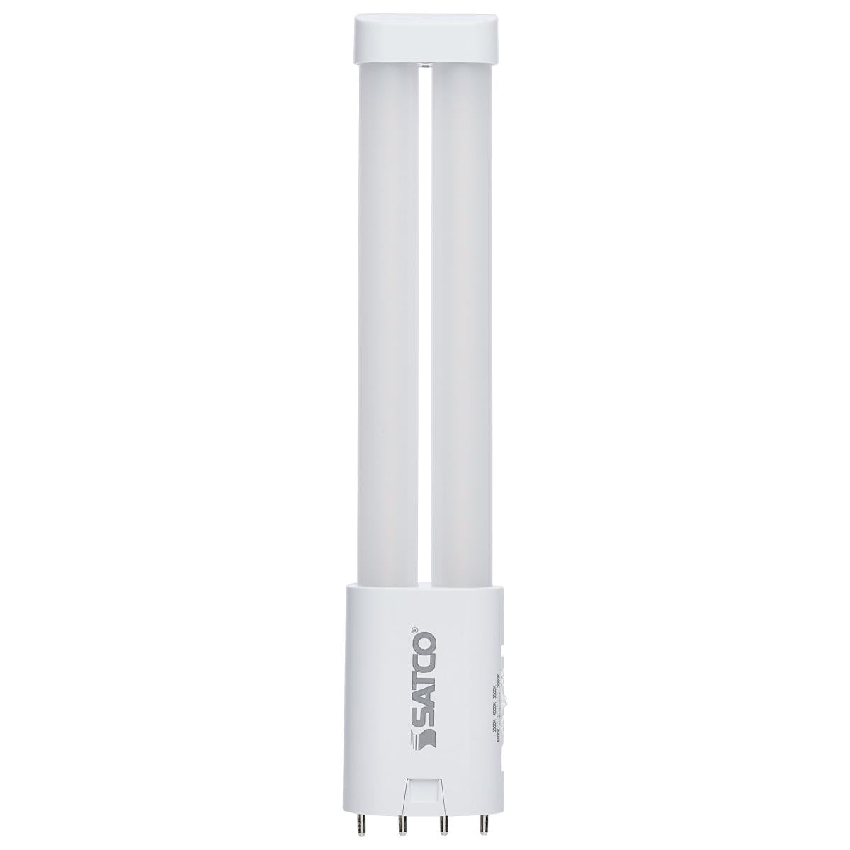 Satco S18420 8.5 Watt PLL LED 2G11 Base 30K/35K/40K/50K/65K CCT Selectable Ballast Bypass 120-277 Volt