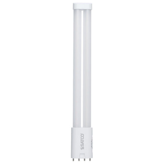 Satco S18421 10 Watt PLL LED 2G11 Base 30K/35K/40K/50K/65K CCT Selectable Ballast Bypass 120-277 Volt