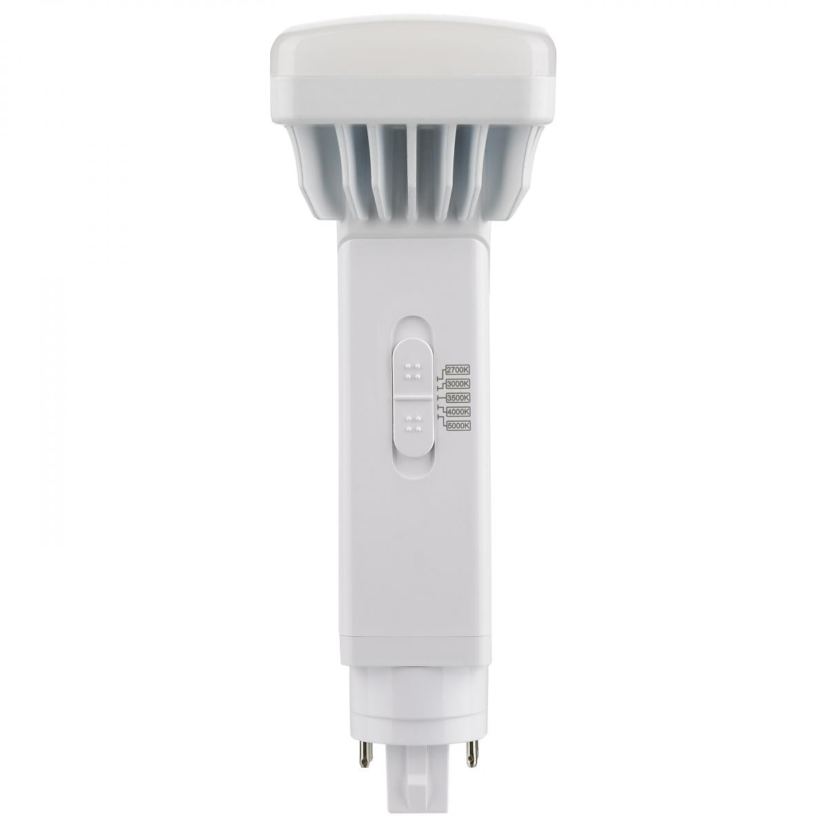 Satco S21412 16 Watt PL 4-Pin LED 1800 Lumens G24q Base CCT Selectable White Finish 120-277 Volts