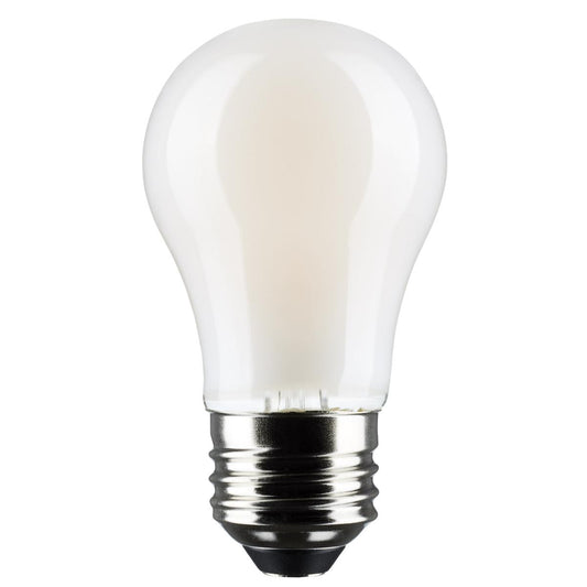 Satco S21874 5.5 Watt A15 LED Frosted Medium Base 2700K 450 Lumens 2-Pack