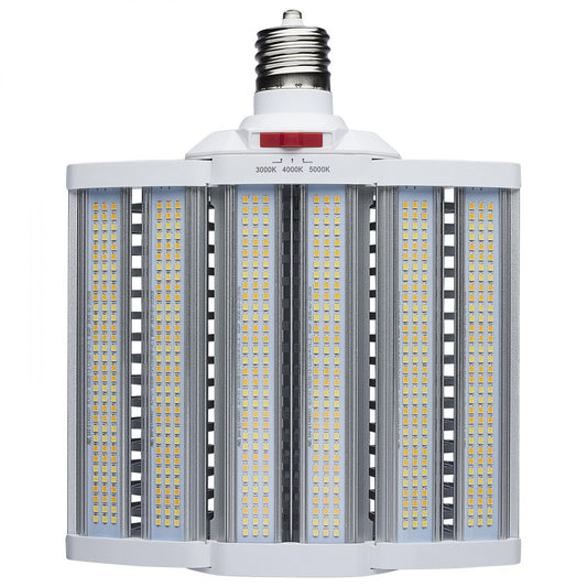 Satco S28938R1 LED Shoe Box Lamp 90/100/110 Wattage Selectable 3K/4K/5K CCT Selectable 120-277 Volt White Finish