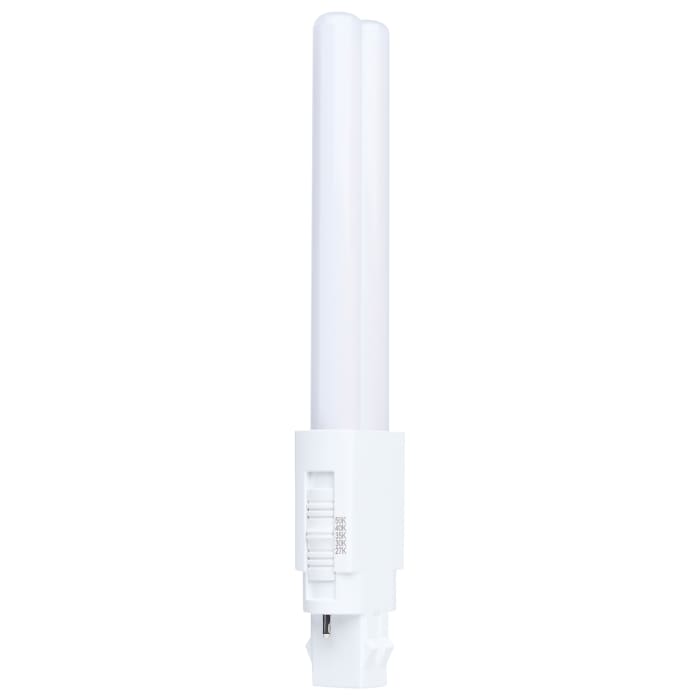 Satco S29881 5 Watt PLS LED 27K/3K/35K/4K/5K CCT GX23 Base Omni Type A/B 120-277 Volt