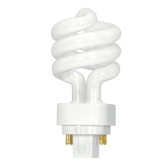 Satco S4438 13 Watt  pin-based Compact Fluorescent  2700K  82 CRI  G24Q-1 (4-Pin) base