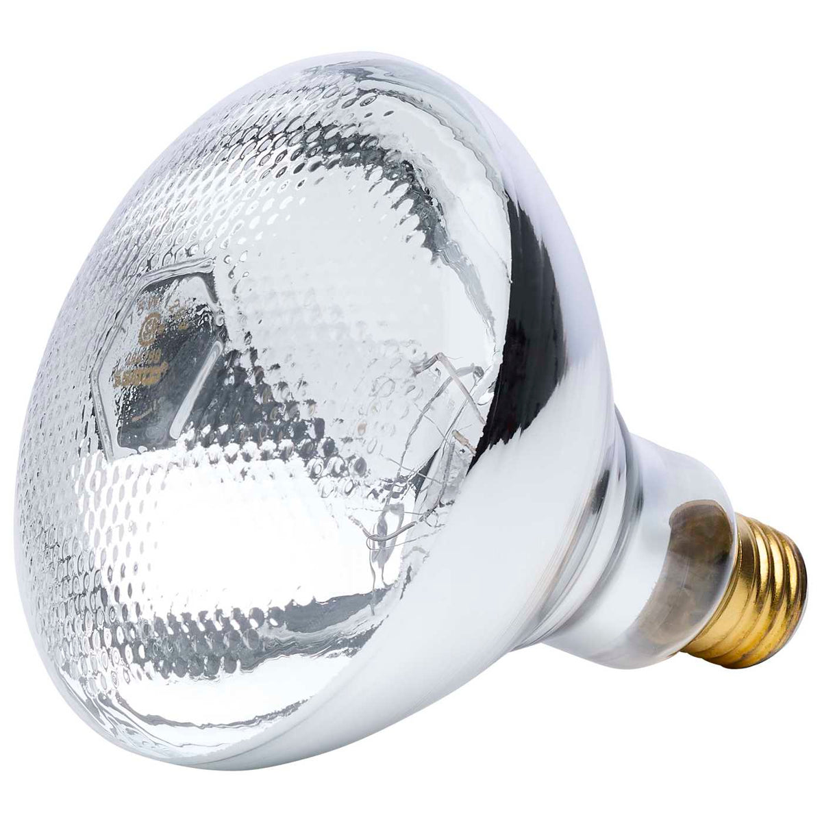Satco S4759 125 Watt BR38 Incandescent  Clear Heat  Medium Base  120 Volt