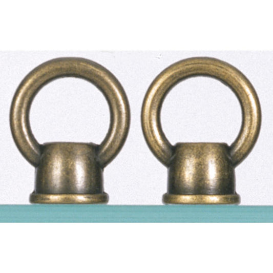 Satco S70-256 2 Female Loops Antique Brass Finish