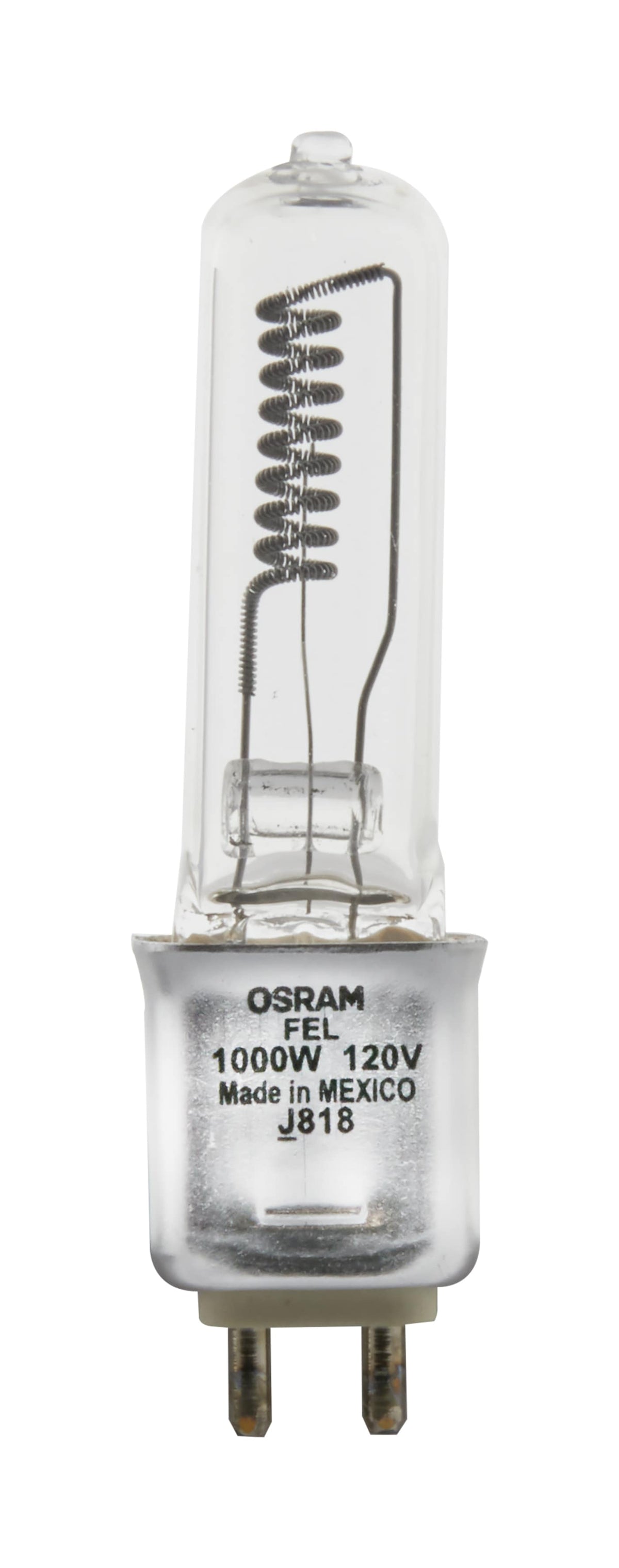Satco S7759 1000 Watt  Halogen  T6  Clear  G9.5 base  120 Volt