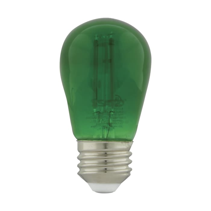 Bulbrite 701411 11S14TG 11W S14 TRANSPARENT GREEN