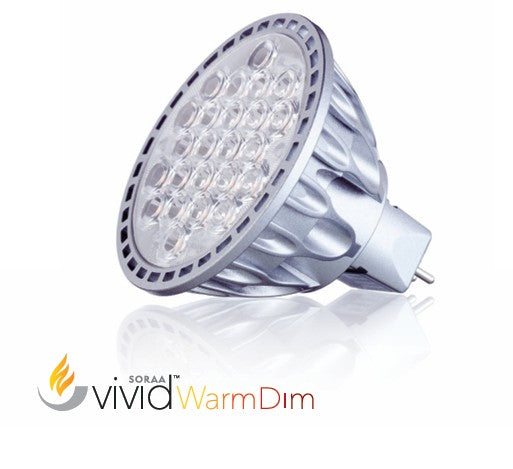 Soraa SM16-07-25DM-930/918-01 SORAA VIVID WARM DIM MR16 GU5.3 12V 7.5W 25° 3000K