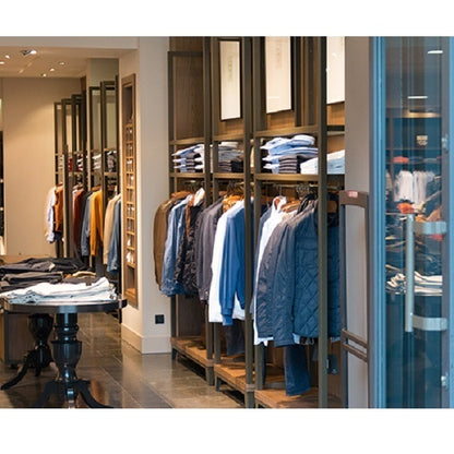 Retail clothing display lit with Soraa BRILLIANT PAR30 Short Neck 9 degree 3000K LED lamps