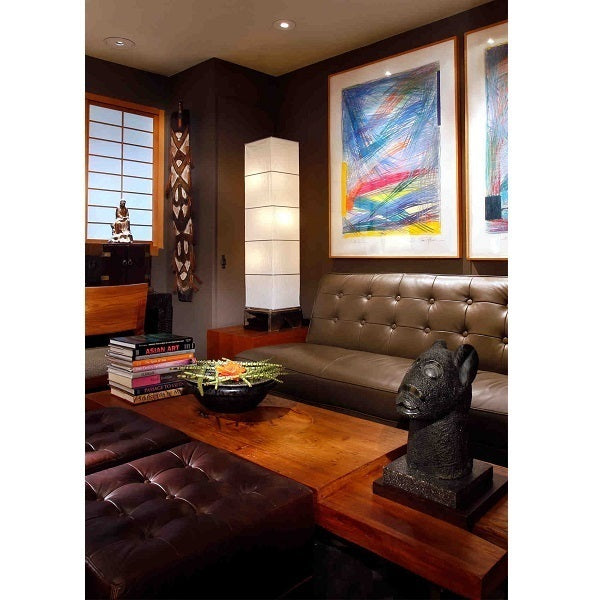 Lounge wall art lighting using Soraa BRILLIANT PAR30 Short Neck 36 degree 3000K LED lamps