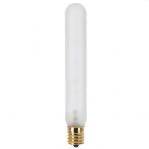 Satco S3708 25 Watt 130 Volt Clear T6 1/2 Intermediate E17 Bulb
