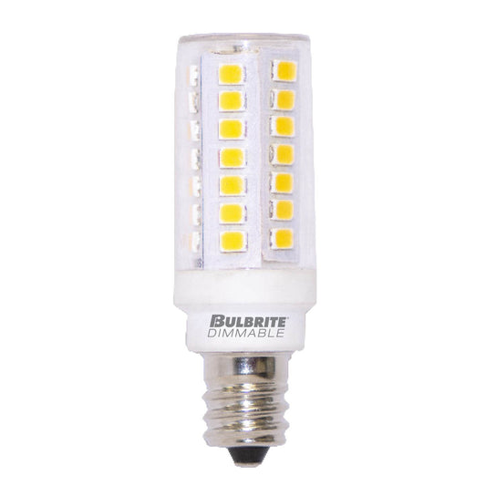 Bulbrite 770629 LED5E11/27K/120/D 5W LED E11 CLEAR 2700K DIMMABLE 120V