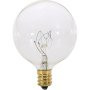 Satco S3823 - 40 Watt Candelabra G16.5  - Clear