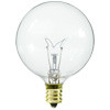 Satco S3821 15 Watt  Clear Candelabra Base G16 1/2