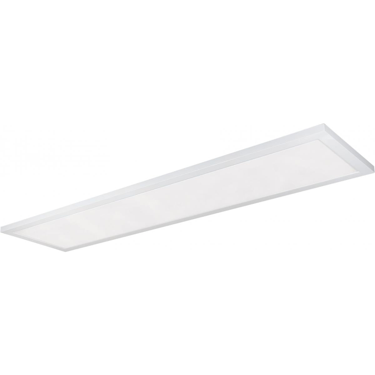 Replacement for Satco 62-1254 45W 12 in. x 48 in. Surface Mount LED Fixture 4000K 90 CRI Low Profile White Finish 120/277V - 62/1775