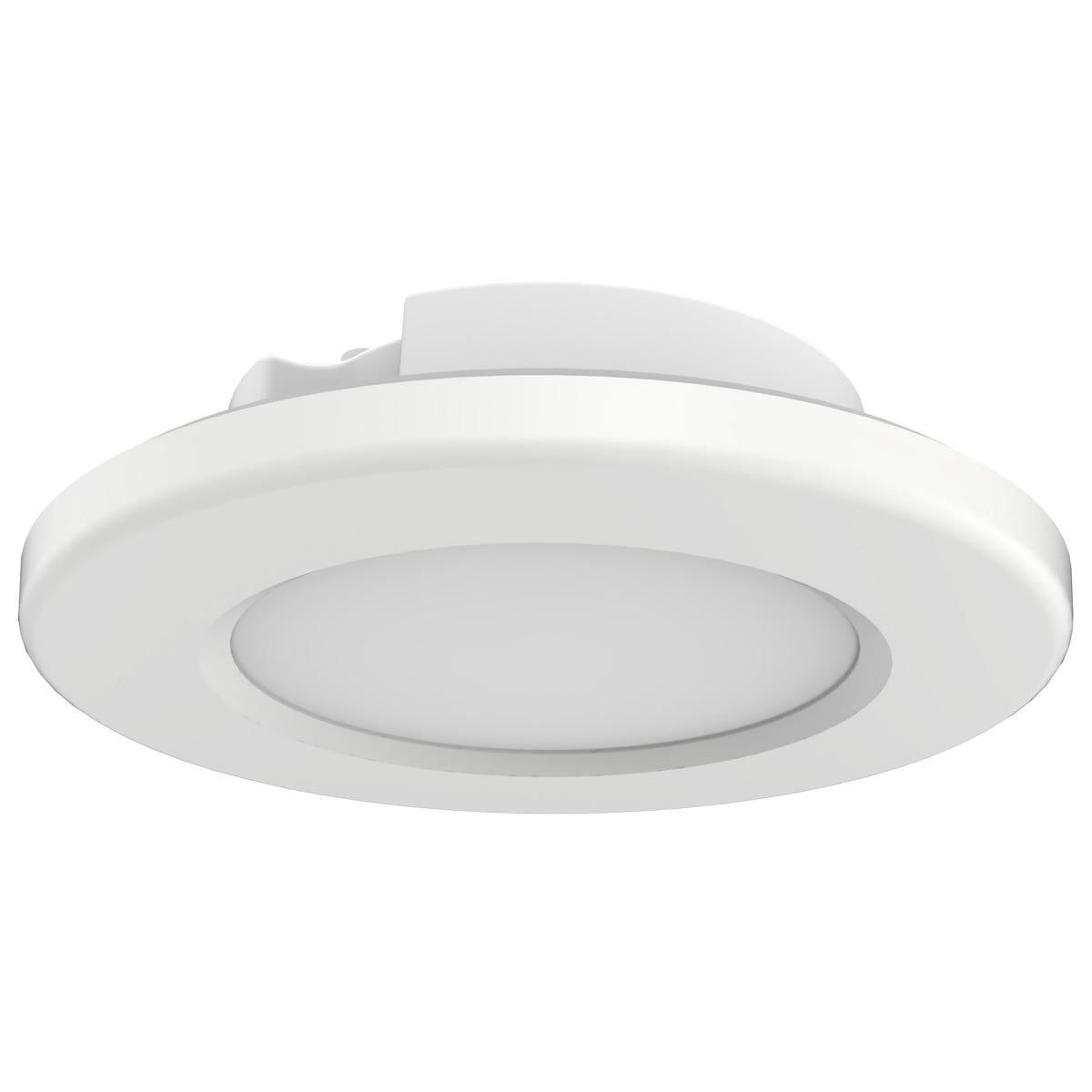 Satco 62-1581 4 inch; LED Surface Mount Fixture; CCT Selectable 3K/4K/5K; White