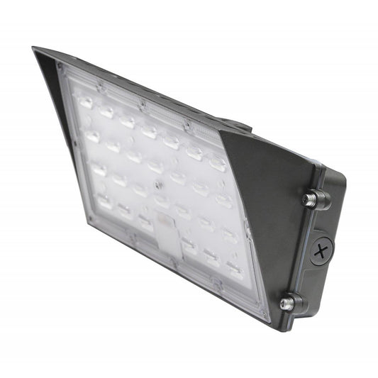 Satco 65-674 40 Watt Semi Cutoff LED Wall Pack CCT Selectable 4800-5000 Lumens DLC Premium