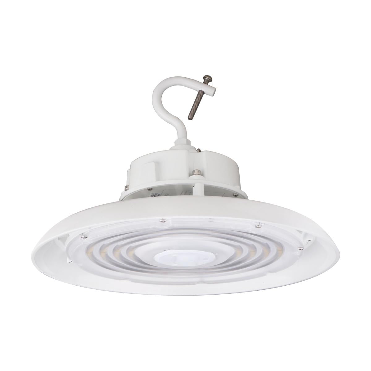 Satco 65-793 150W UFO LED High Bay  20850 Lumens 4000K 120-277 Volt 0-10V Dimmable White Finish