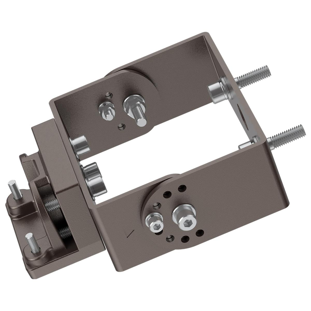 Satco 65-872 Area Light; Trunnion Mount; Bronze Finish