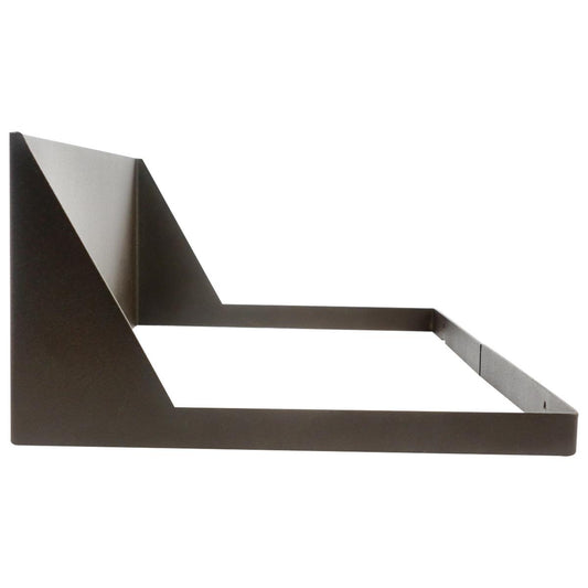 Satco 65-877 Area Light Cutoff Shield; Bronze Finish; For Use With 100W/150W/240W/300W Fixtures