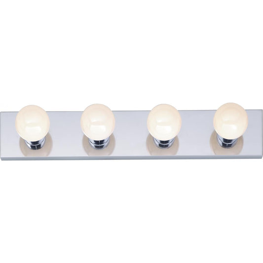Satco 77-193 4 Light - 24" - Vanity - Strip - Polished Chrome Finish