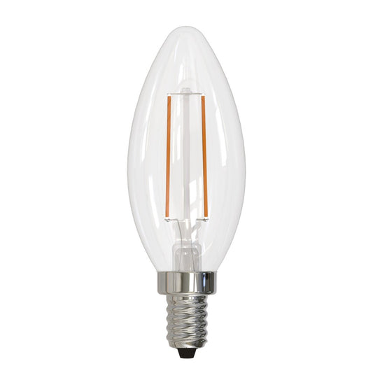 Bulbrite 776756 LED4B11/27K/FIL/4/JA8 4W LED B11 2700K FILAMENT E12 FULLY COMPATIBLE DIMMING JA8