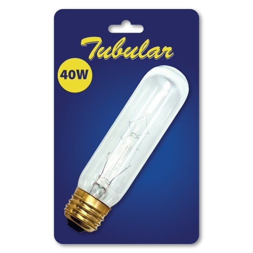 Bulbrite 784140 B40T10C 40W T10 TUBULAR CLEAR E26 120V 1PK BLISTER