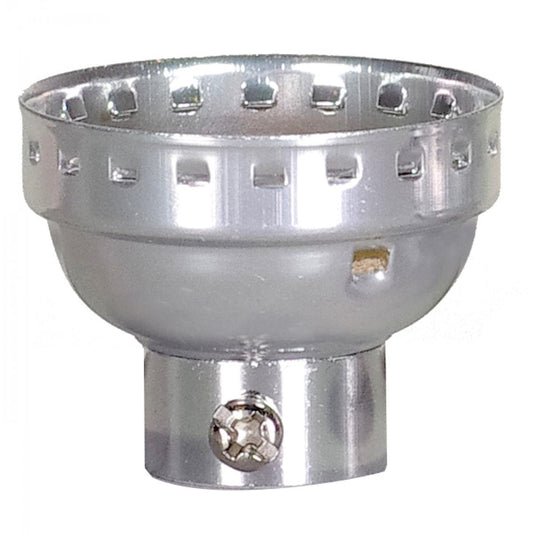 Satco 80-1211 Aluminum Cap With Paper Liner 1/4 IP Less Set Screw Brite Gilt Finish