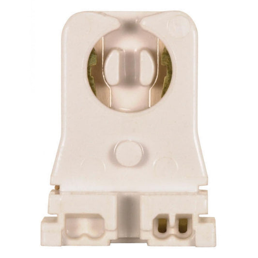 Satco 80-1256 Medium Profile Fluorescent Lampholder T8 And T12 Shunted for Instant Start Ballast Applications Slide-On Mounting 660W 600V
