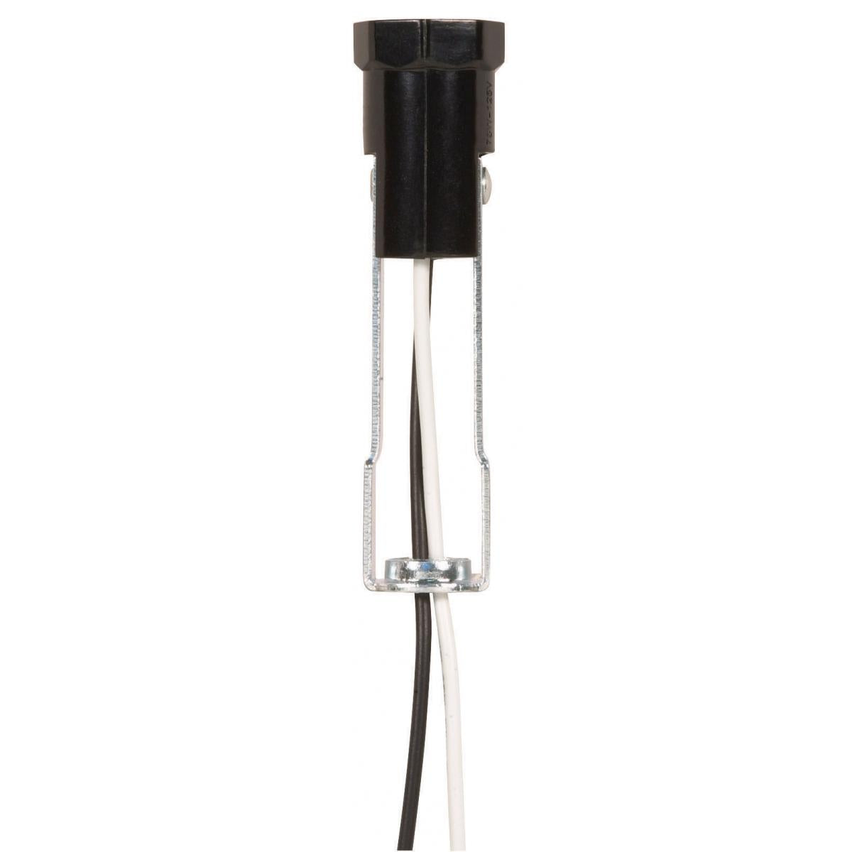 Satco 80-1301 Phenolic Candelabra Sockets with Leads