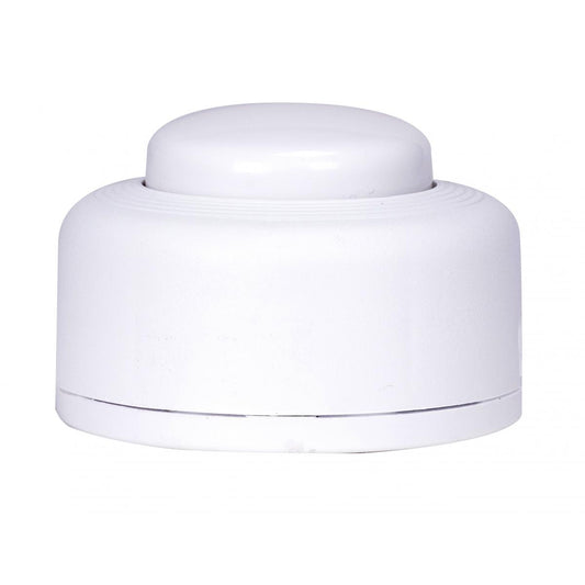 Satco 80-1466 Step-On-Button On/Off Push Switch 2A-125V, 1A-125V, 1A-250V Rating (Terminal) Length No Wire White Finish