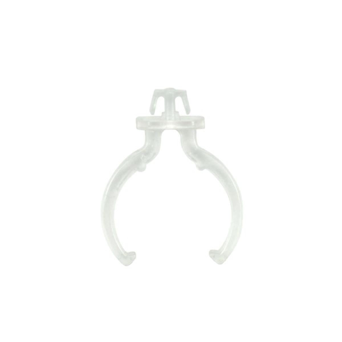 Satco 80-1603 2G11 Lamp Support Clips Clear Vertical Clip .023 - .039 (0.58 -0.99) Max. Including paint 1 1/8"H x 7/8"W