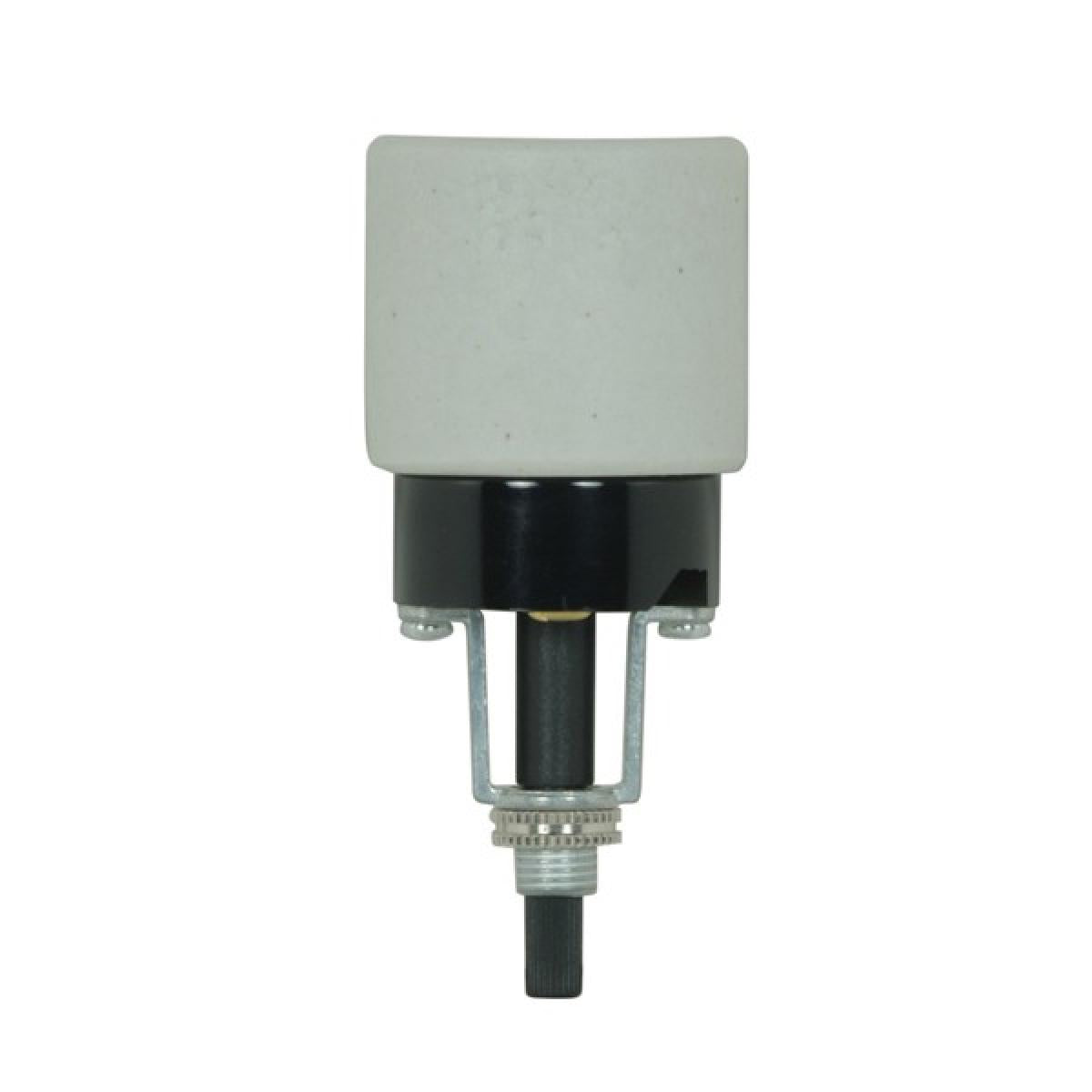 Satco 80-1755 Bottom Turn Knob Socket Phenolic And Porcelain Shell Screw Terminals 1/8 IP 2-1/2" Height 1-1/2" Diameter 660W 250V