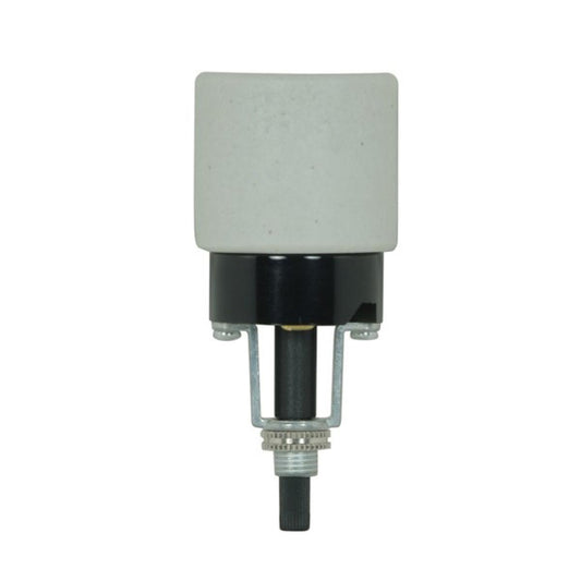 Satco 80-1755 Bottom Turn Knob Socket Phenolic And Porcelain Shell Screw Terminals 1/8 IP 2-1/2" Height 1-1/2" Diameter 660W 250V