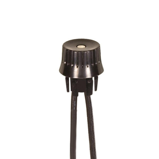 Satco 80-1770 On-Off Phenolic Rotary Switch Single Circuit 1A-125V, 3A-125V, 1.5A-250V Rating Snap Bushing Black Finish