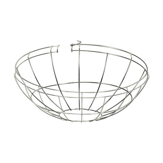 Satco 80-1979 Wire Cage for Warehouse Shades Fits Items: 76-283, 76-284, 76-660, 76-661, 76-662, 76-663 Width: 15 1/2", Height: 4 3/4"