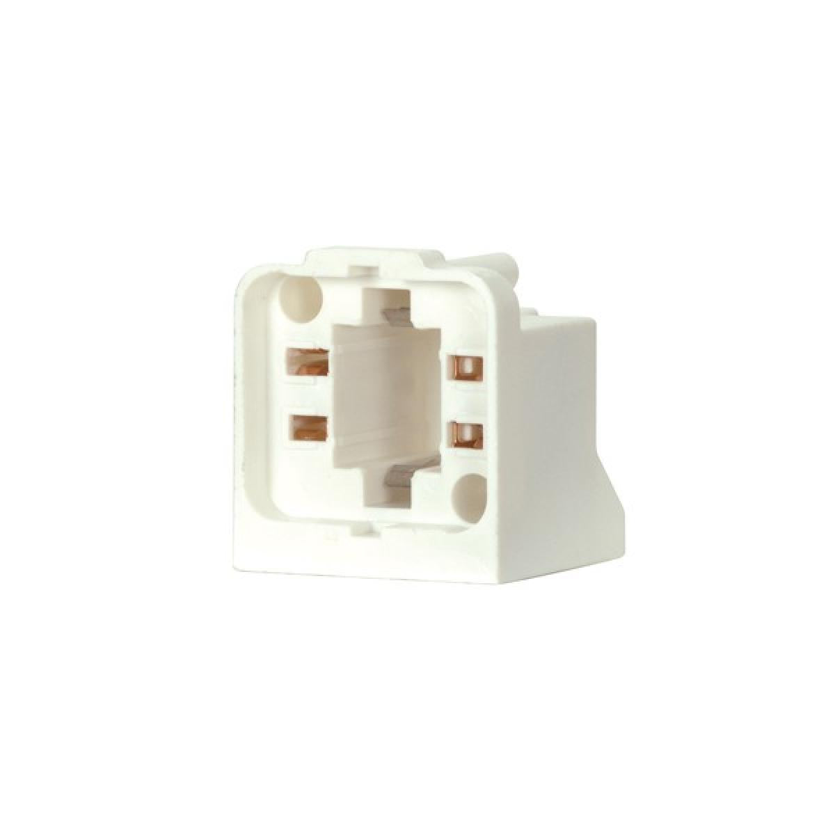 Satco 80-2106 13W 4-Pin Bottom Screw Down G24Q-1 And GX24Q-1 Base For: CF13DD/E And CF13DT/E Horizontal Mount