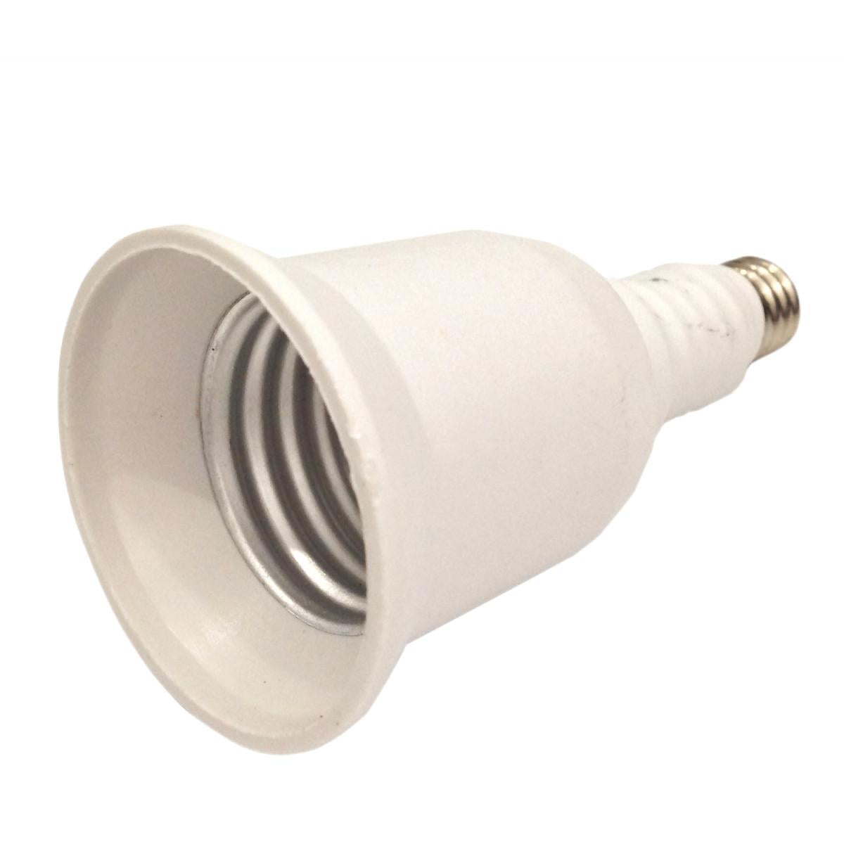 Satco 80-2360 Mini Candle To Medium Socket Adapter E11-E26 2-1/4" Overall Extension 250W 250V