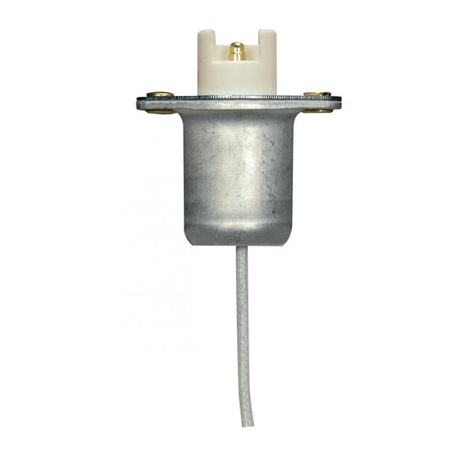 Satco 80-2364 Recessed Contact Lampholder R75/RX75 Base Front Flange Mounting 18" Wire 1500W 600V