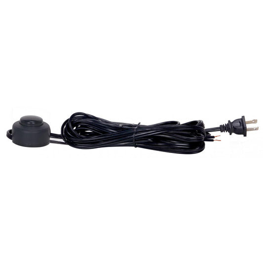 Satco 80-2373 Cord Set Brown 8 Foot With Warning Label