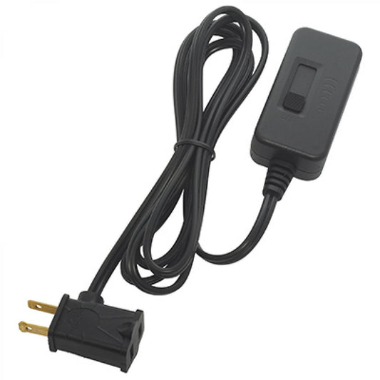 Satco 80-2704 Full Range LED Dimmer with 6 ft. Cord Set Black Finish