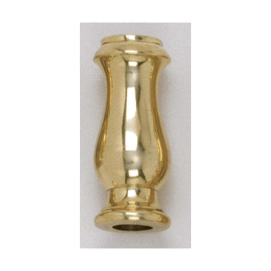 Satco 90-097 Solid Brass Neck And Spindle Burnished And Lacquered 7/8" x 2" 1/8 Slip