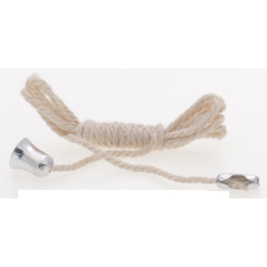 Satco 90-1034 3 Foot Pull String Nickel Bell And Connector